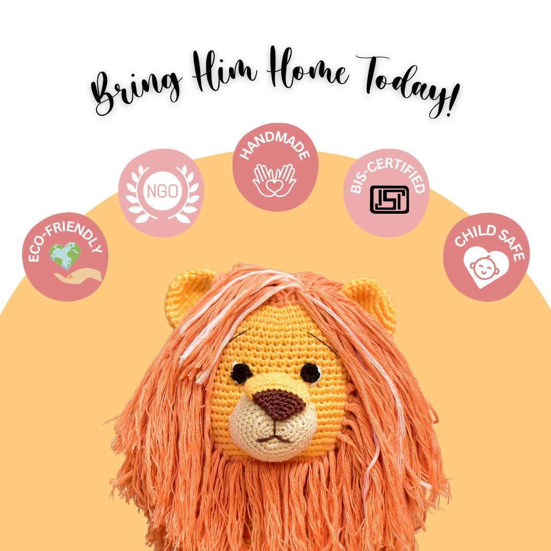 Asad Lion Crochet Toy