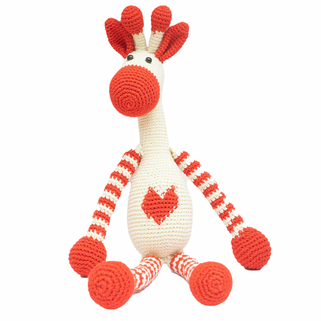 Giphy Giraffe Crochet Toy