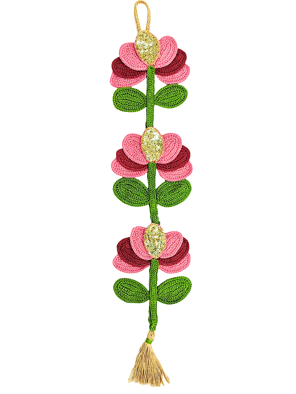 Lotus Crochet Toran