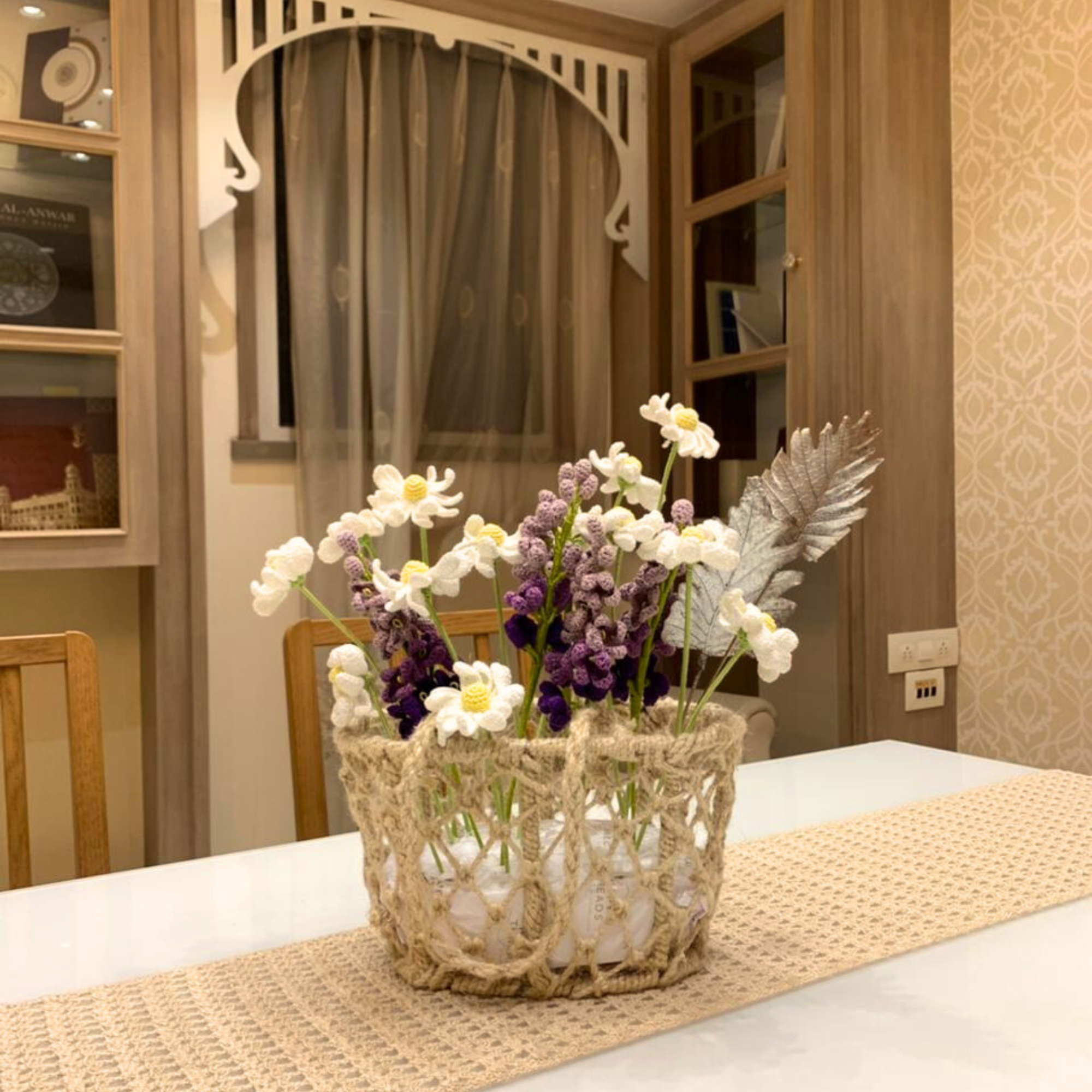 Purple Flower Basket