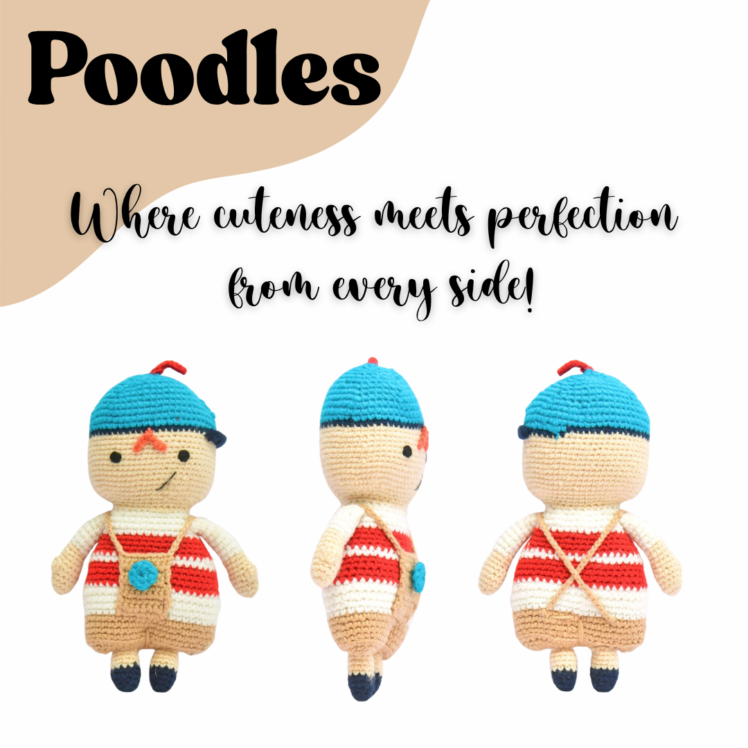 Poodles Crochet Doll