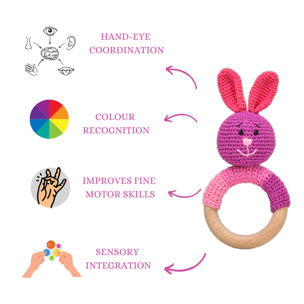 Vibe Hoppers Rattle Teether