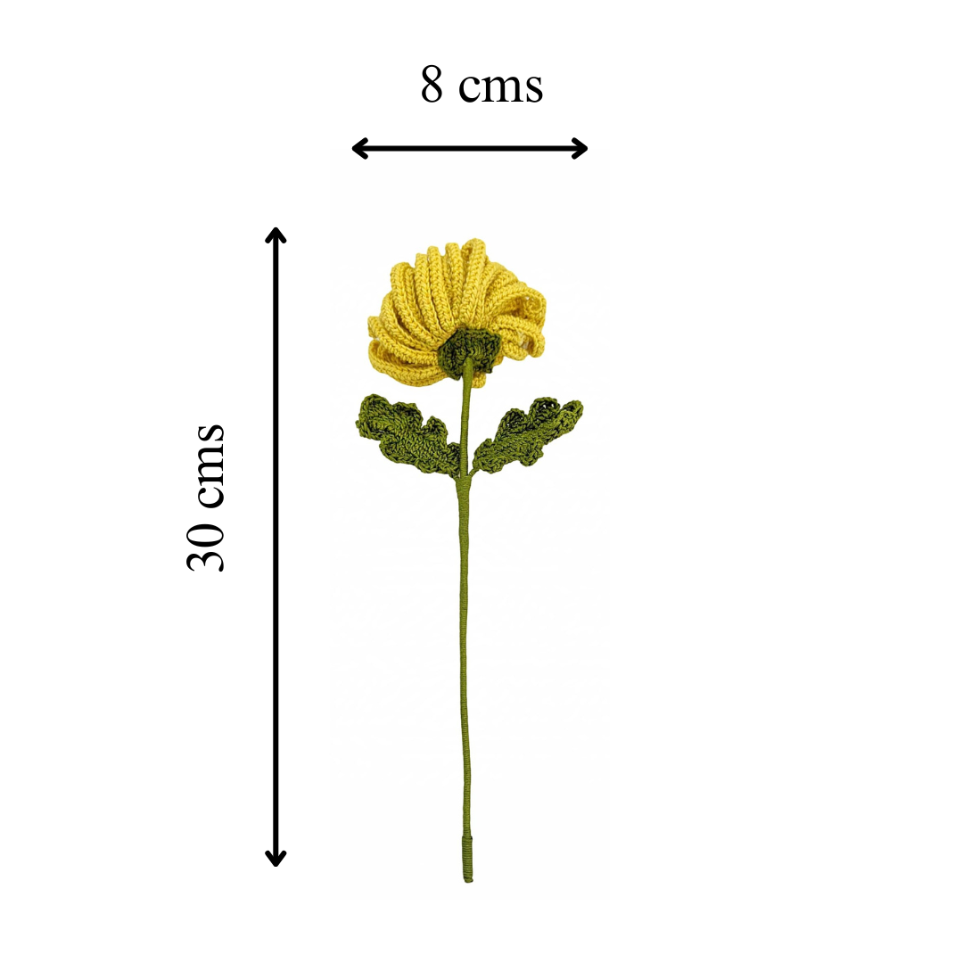 Chrysanthemum Crochet Flower