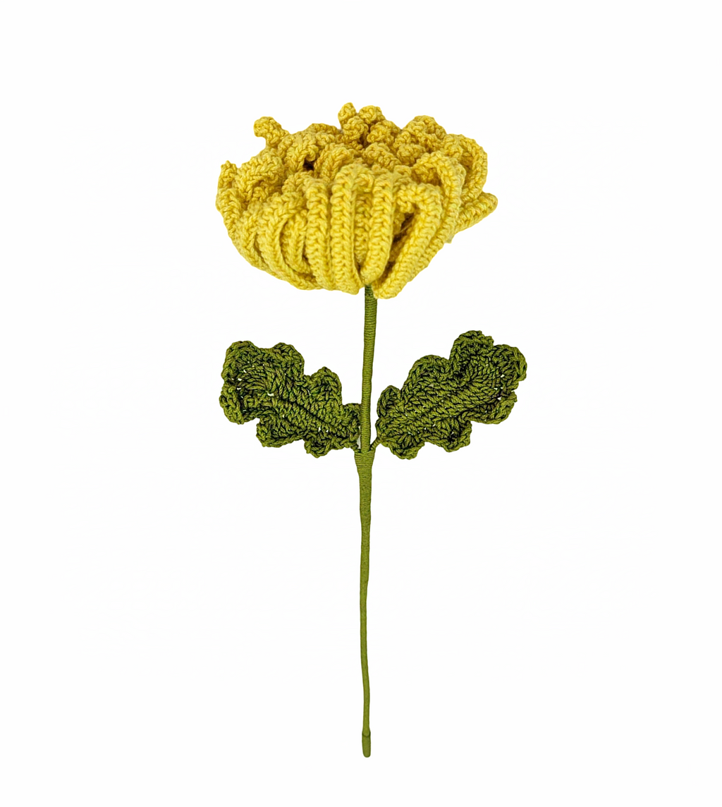 Chrysanthemum Crochet Flower