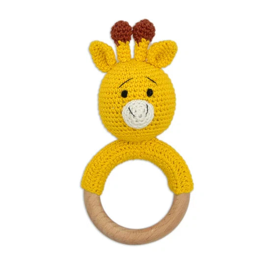 Giraffe Rattle Set