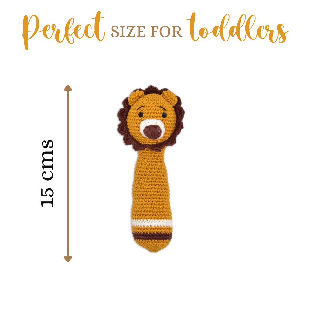 Mini Simba Hand Rattle
