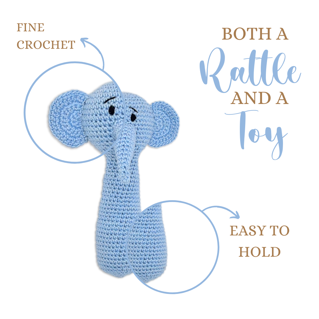 Tiny Trunkies Hand Rattle
