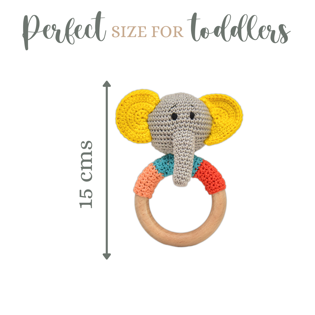 Jolly Jumbo Rattle Teether