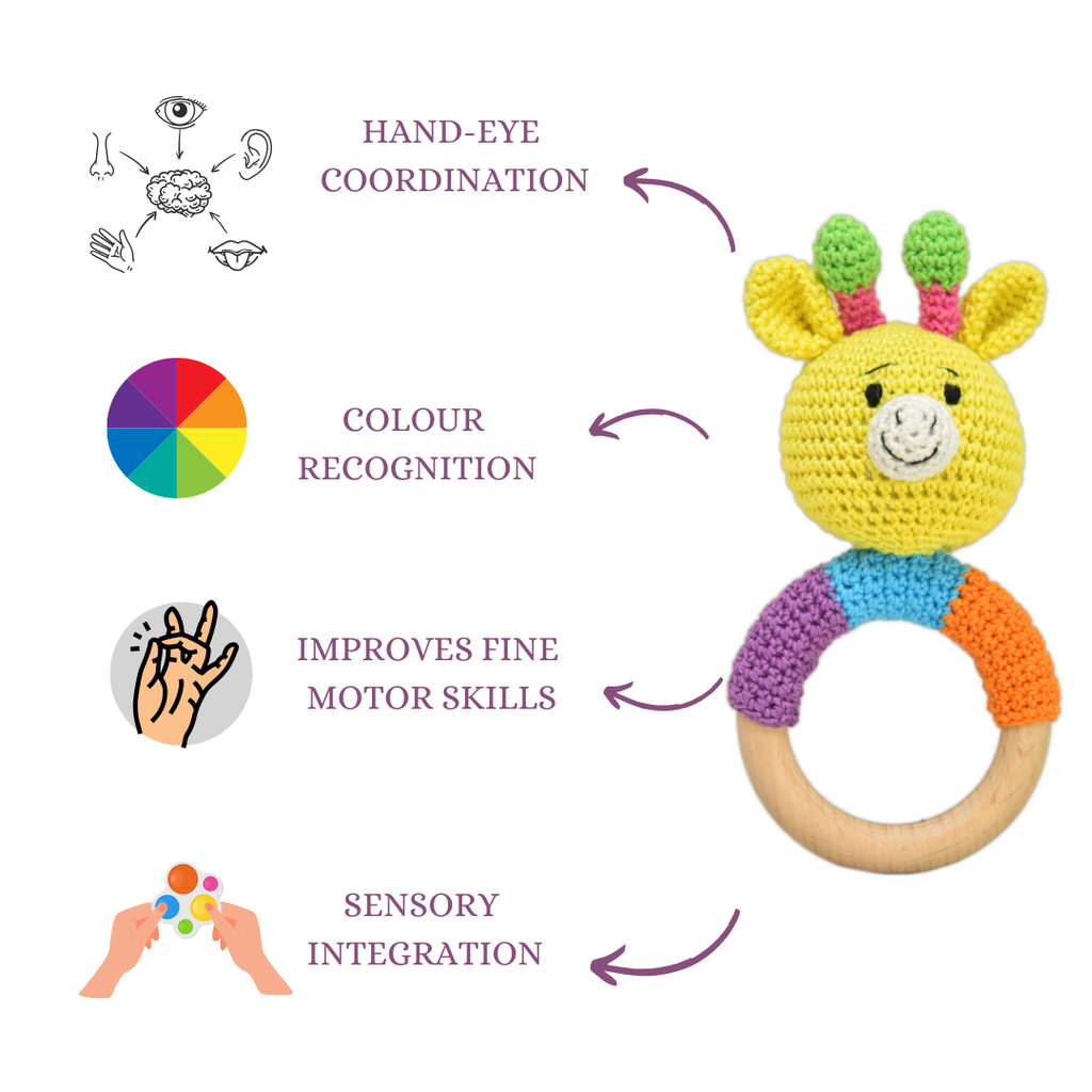 Rainbow Pals Rattle Teether