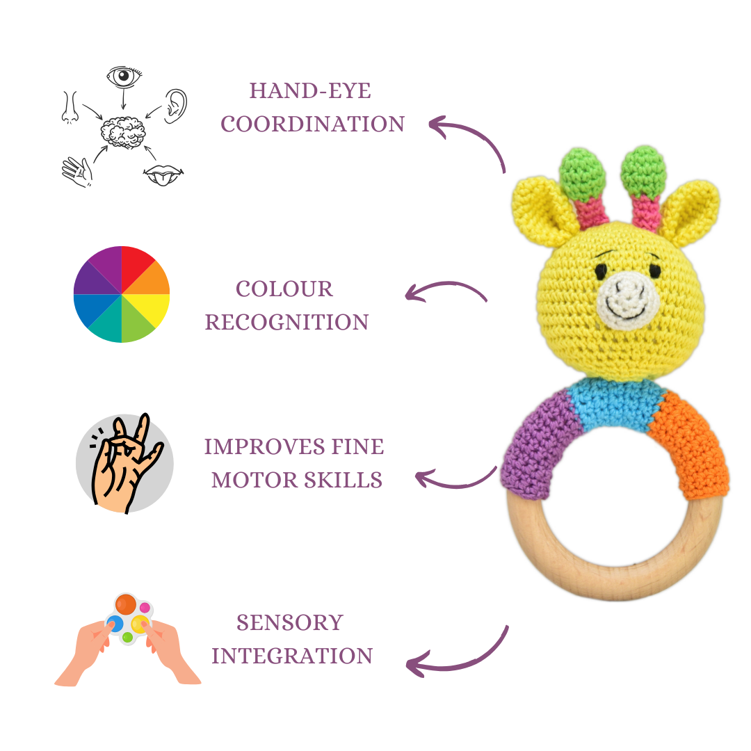 Rainbow Pals Rattle Teether