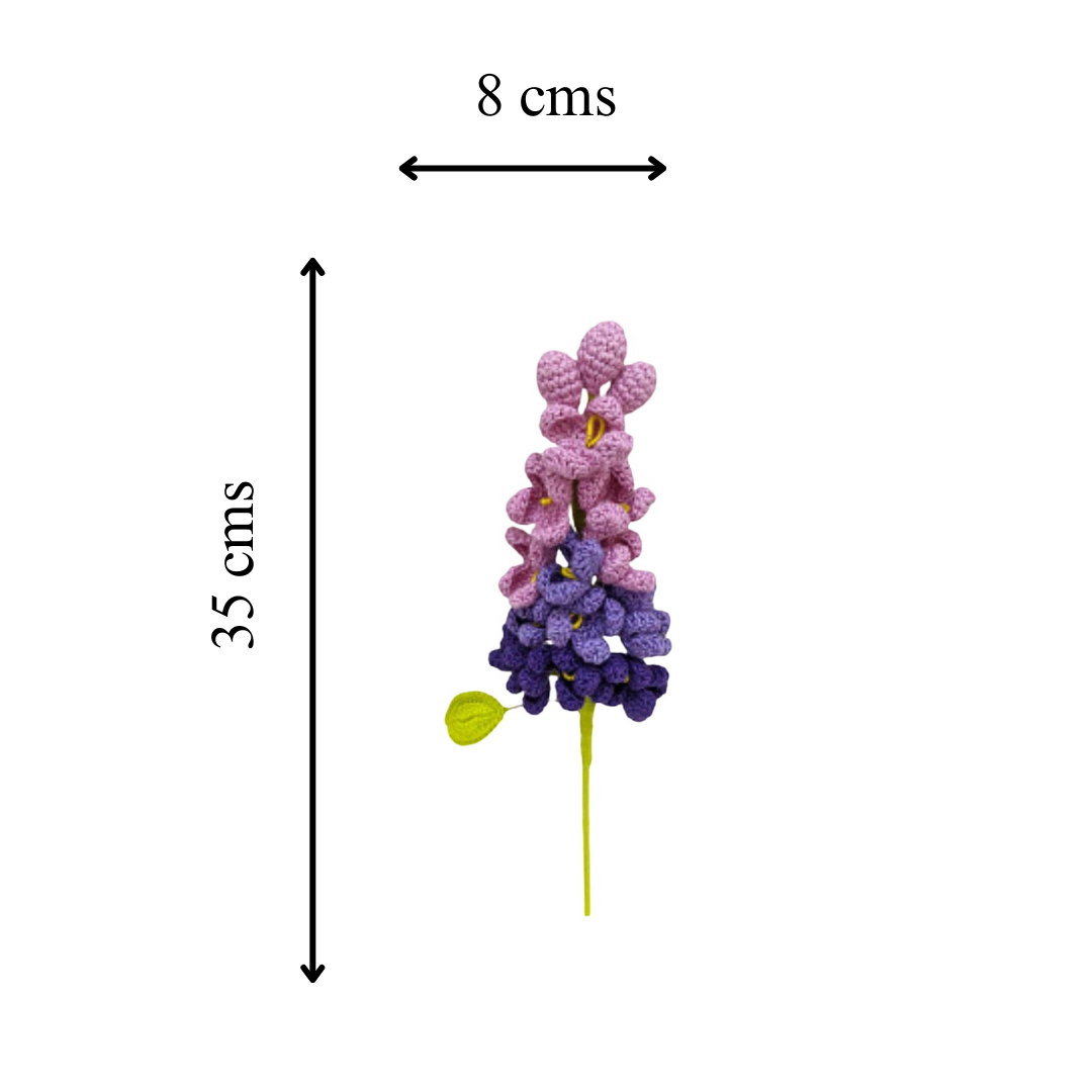 Lilac Crochet Flower