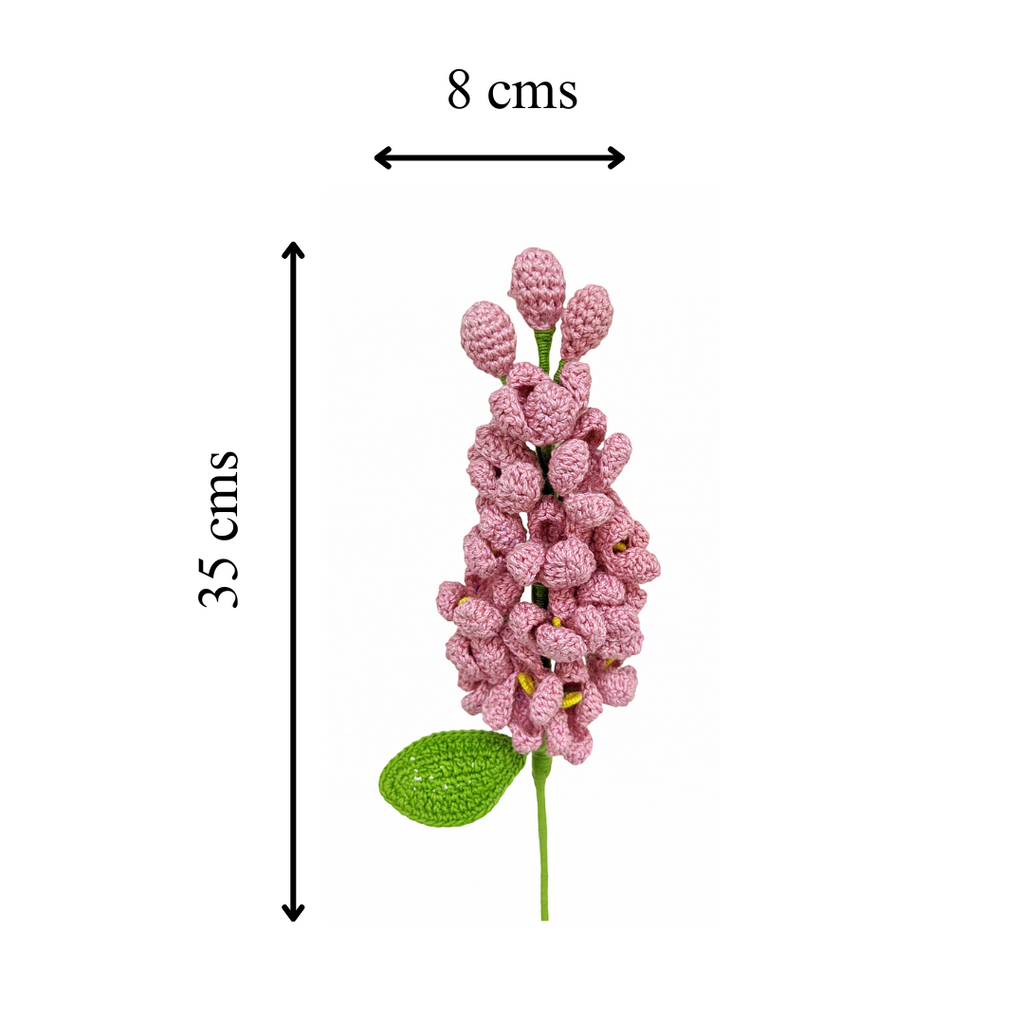 Lilac Crochet Flower