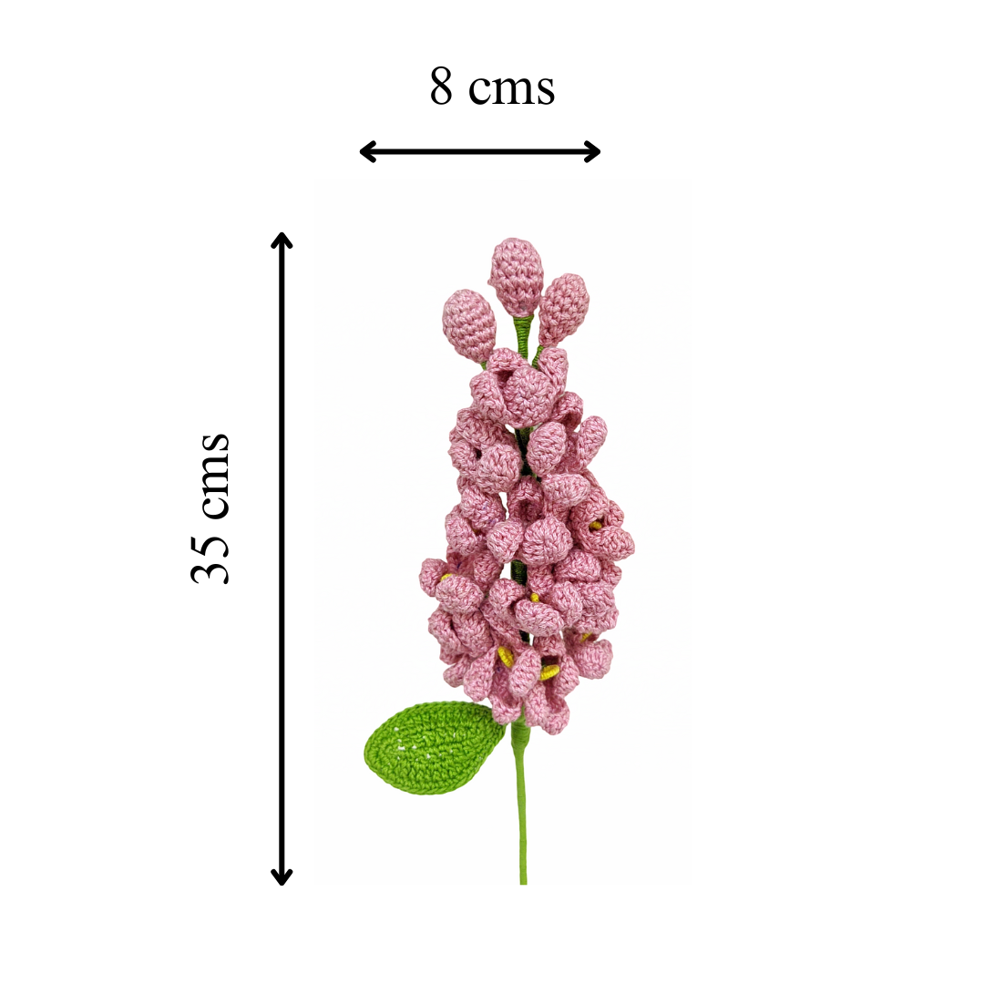 Lilac Crochet Flower