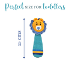 Sunny Cubs Crochet Rattle