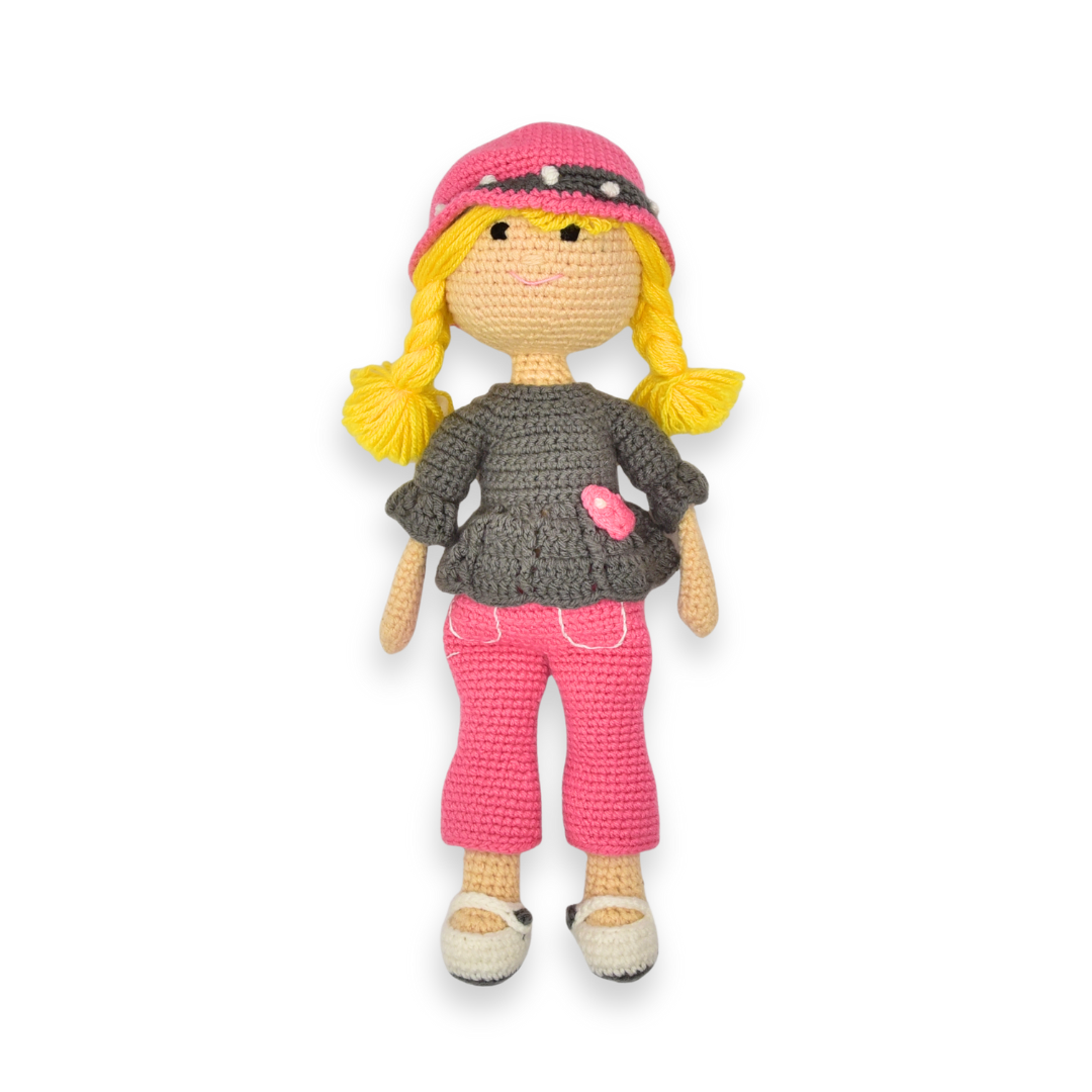 Lila Crochet Doll