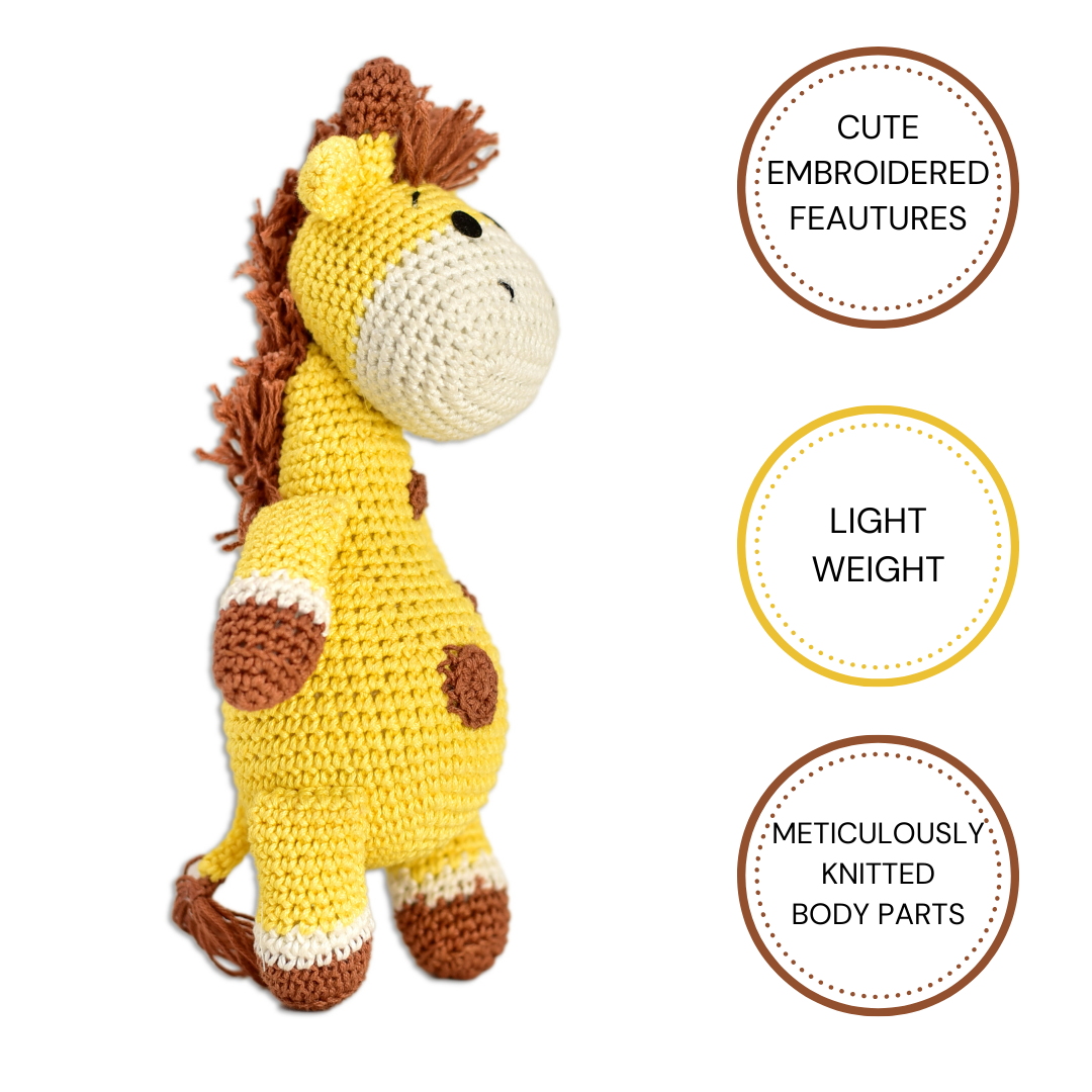 Kinder Giraffe Crochet Toy