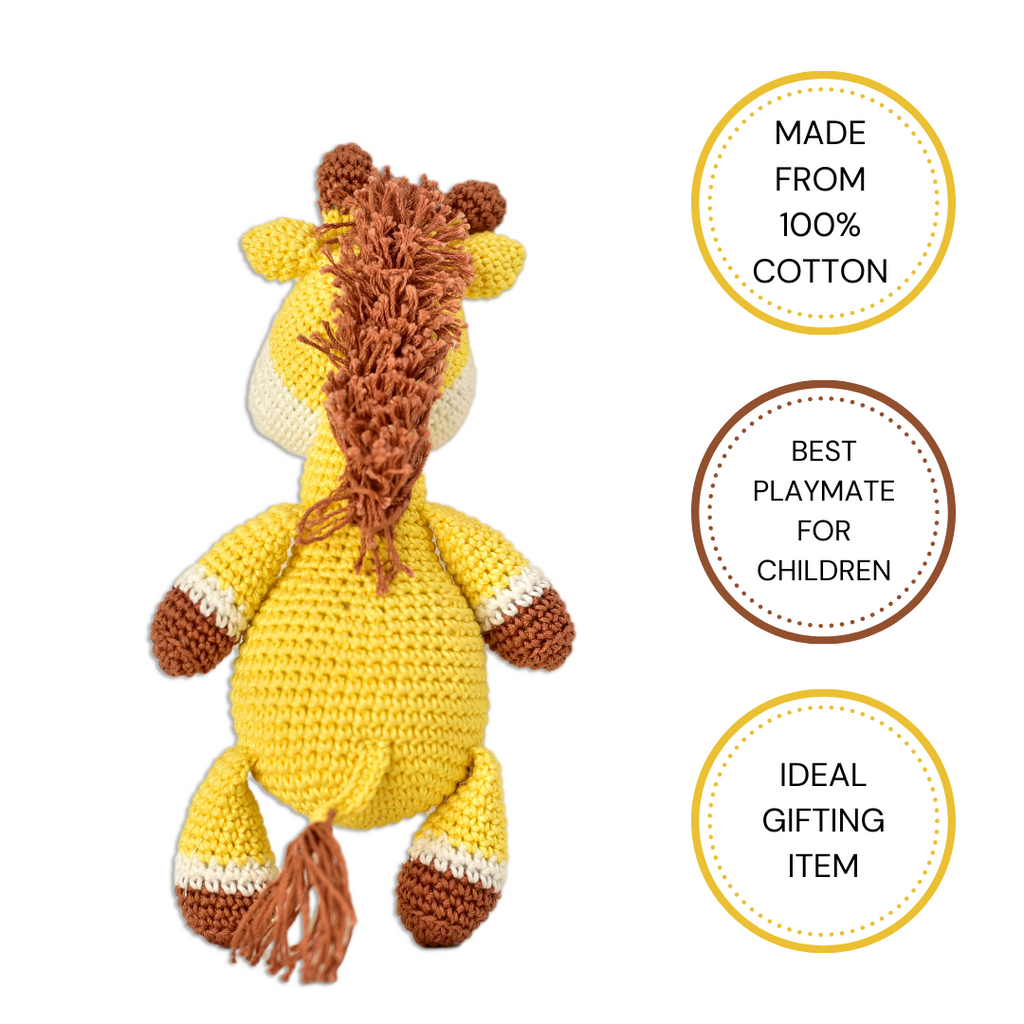 Kinder Giraffe Crochet Toy