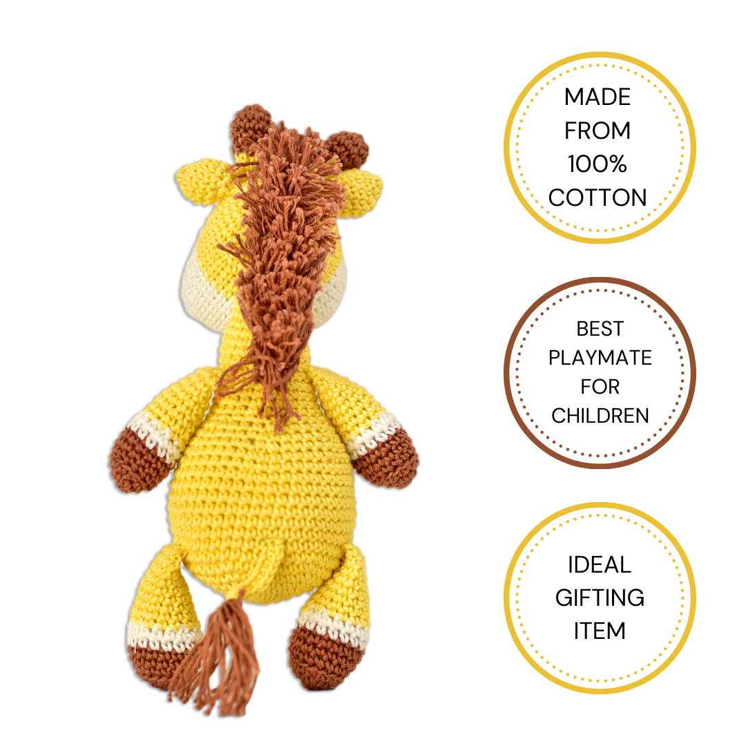 Kinder Giraffe Crochet Toy