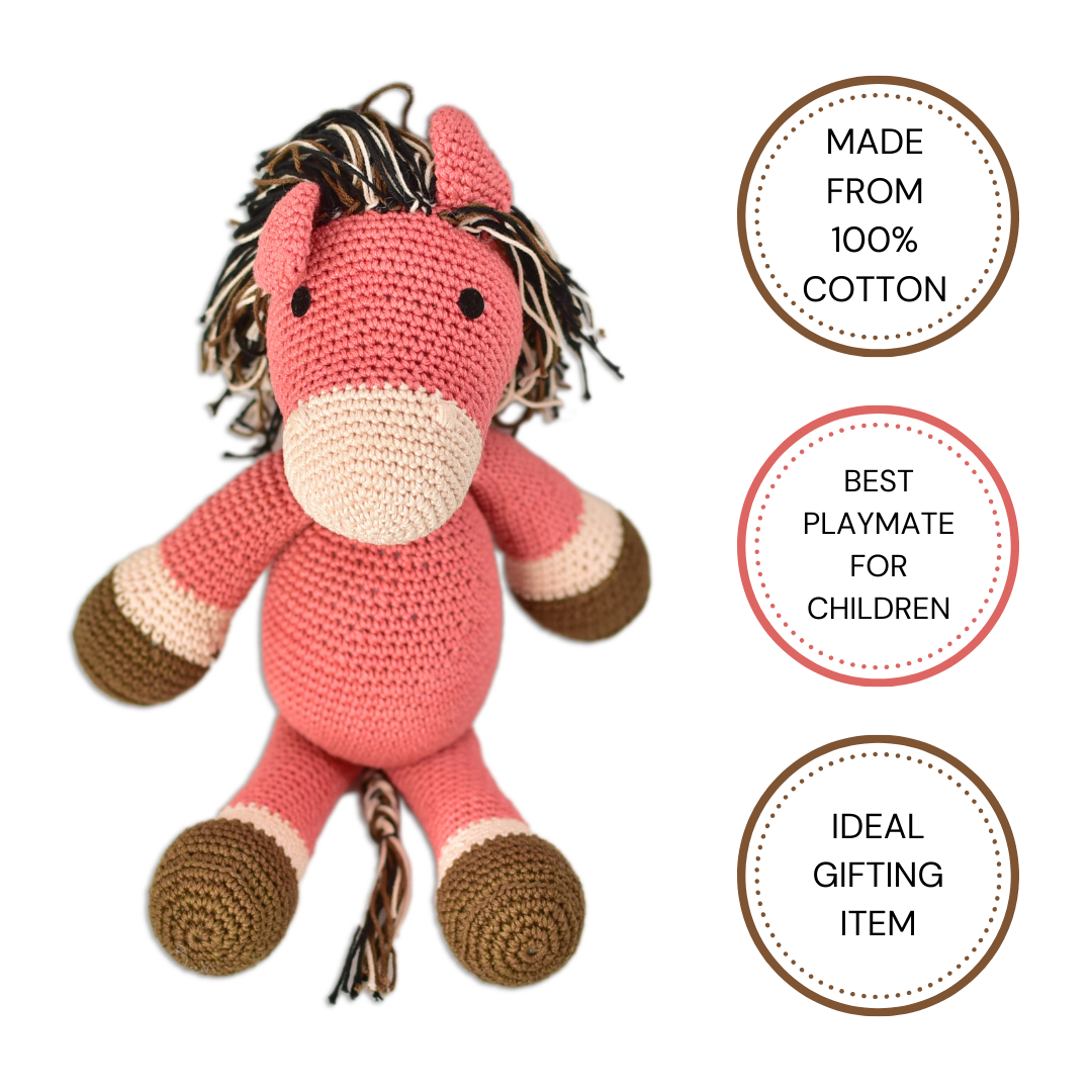 Buttercup Crochet Horse