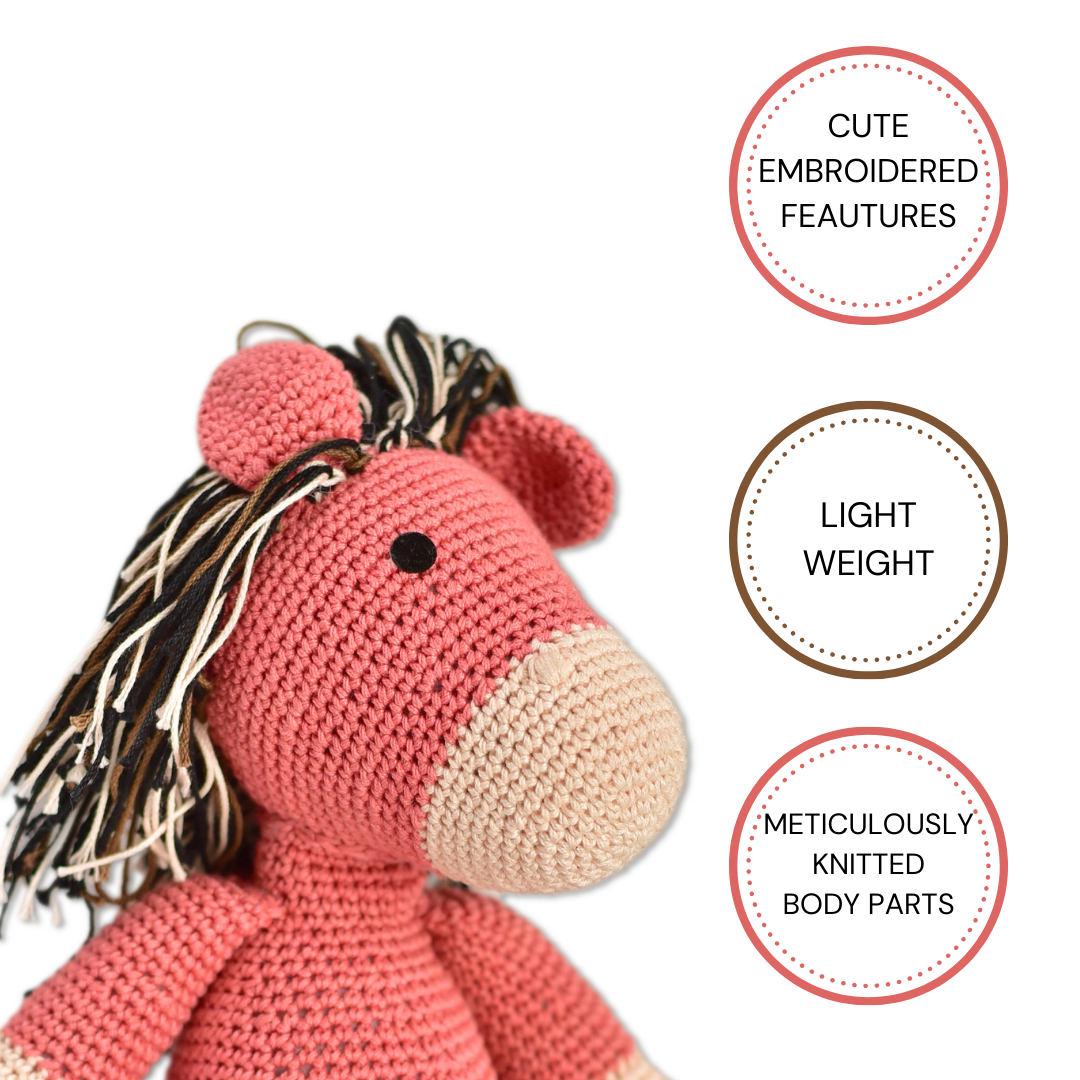 Buttercup Crochet Horse