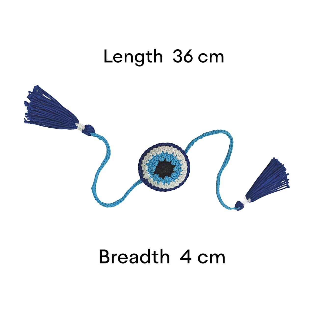 Blue Eye Crochet Band