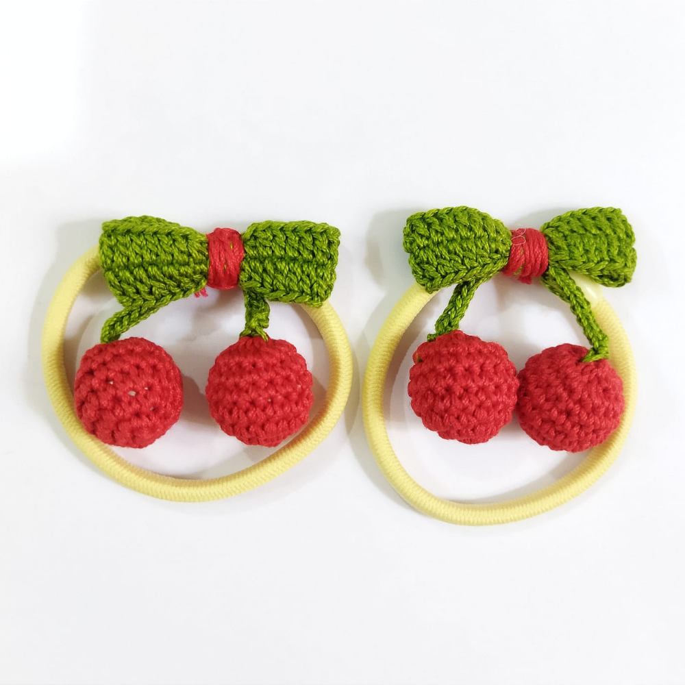 Red Cherries Tie Set