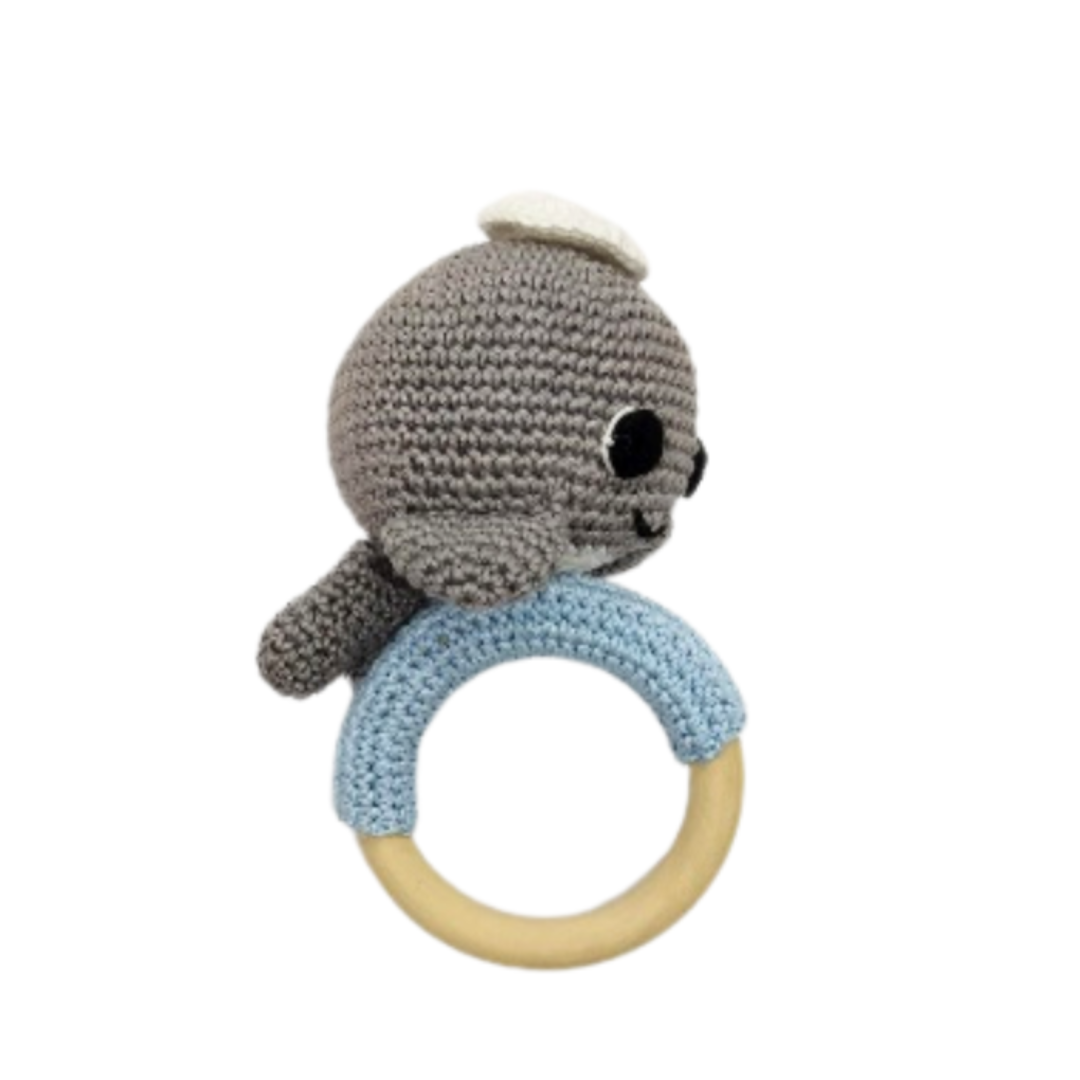 Dolphin Crochet Rattle