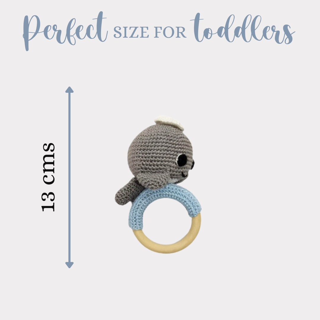 Dolphin Crochet Rattle