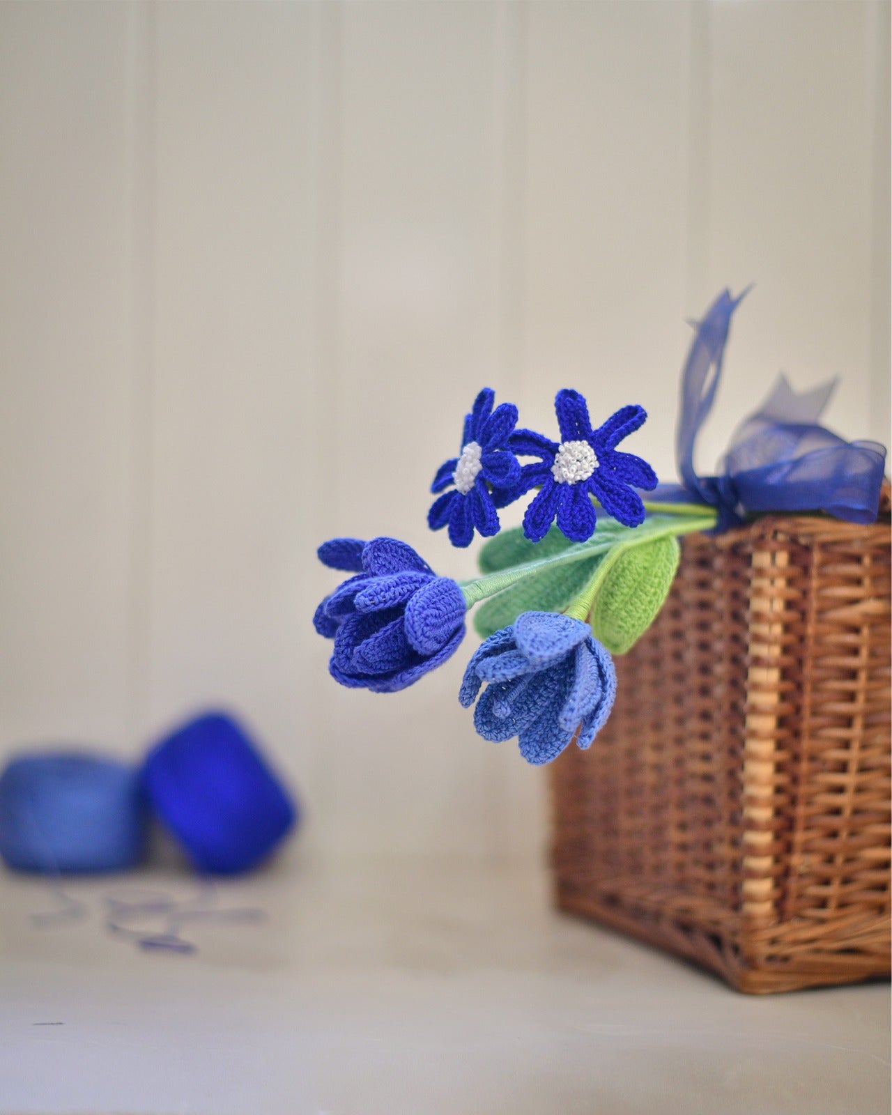 Tulip Daisy Crochet Flower