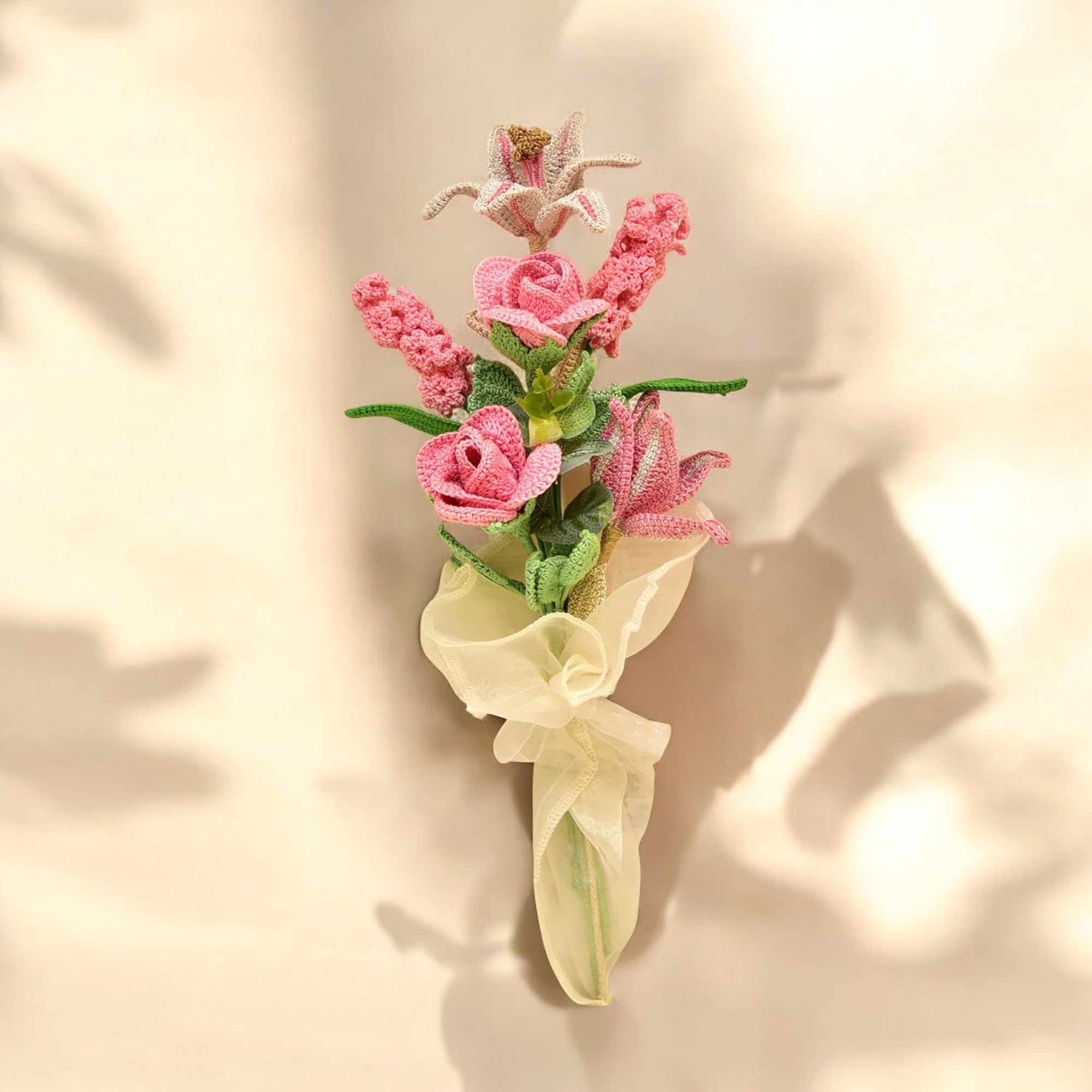 Lily Hyacinth Crochet Bouquet