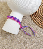 Purple Crochet Bracelet