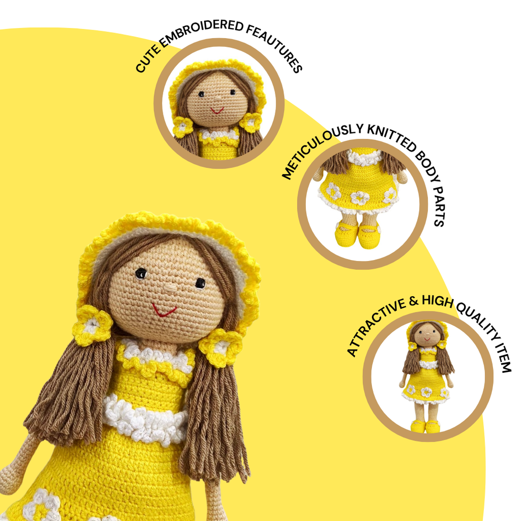 Sunshine Crochet Doll