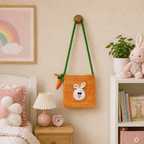 Orange Rabbit Crochet Bag