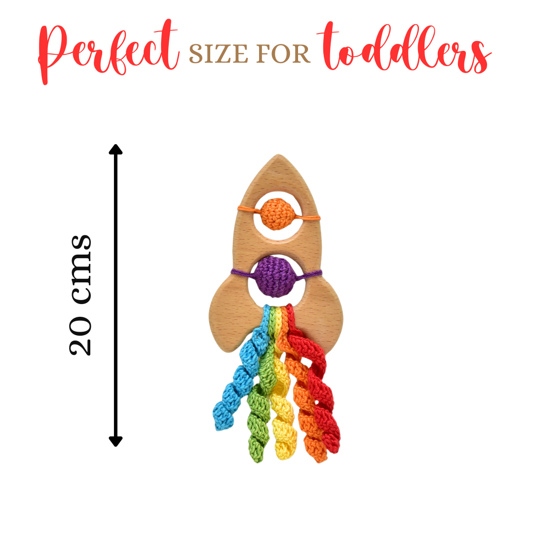 Rocket Rattle Teether