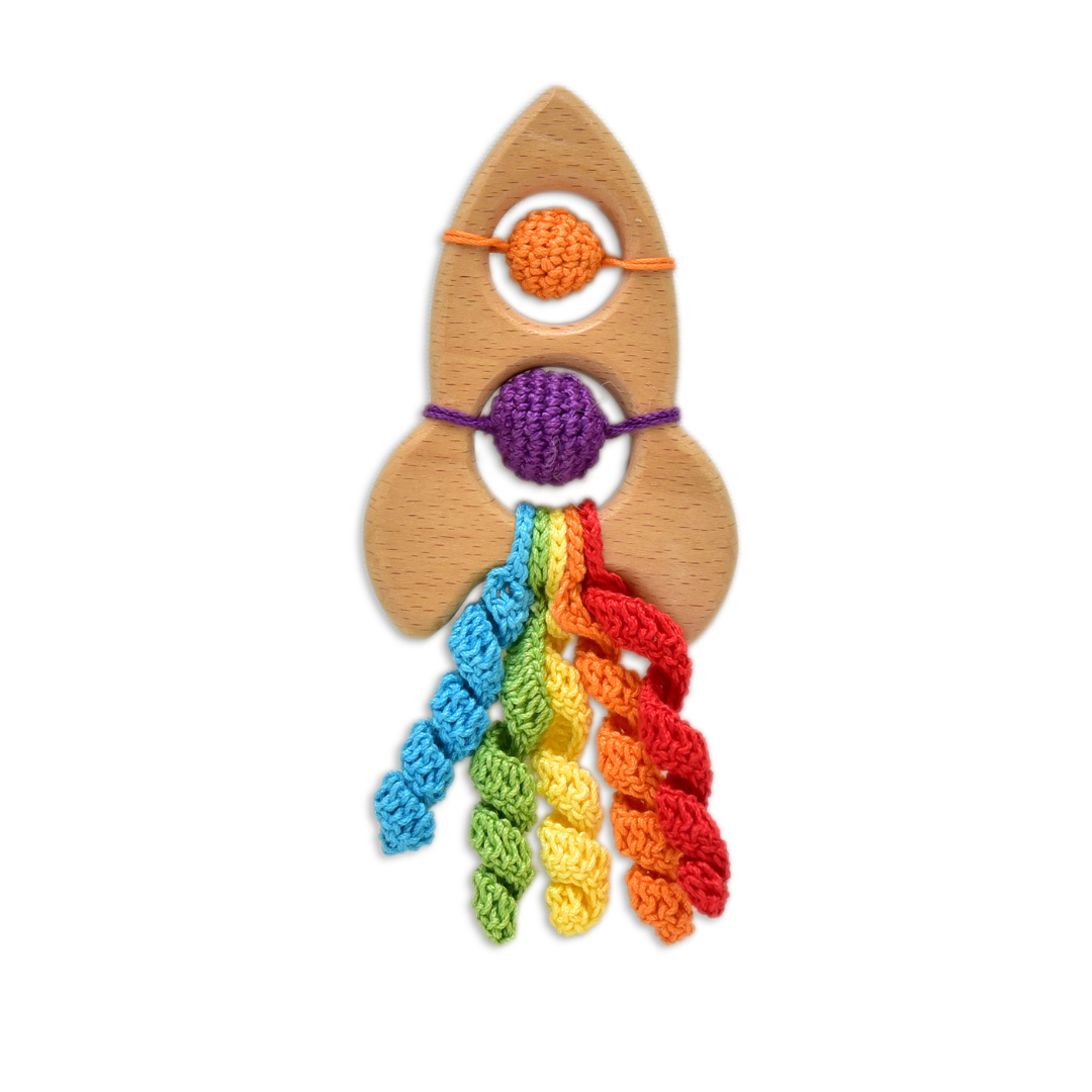 Rocket Rattle Teether