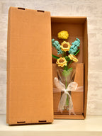 Hyacinth Sunflower Crochet Bouquet
