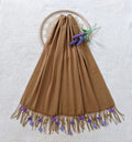 Brown Crochet Stole
