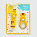 Giraffe Rattle Set