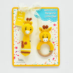 Giraffe Rattle Set