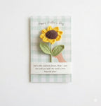 Sunflower Crochet Card