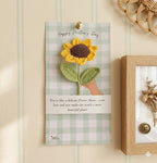 Sunflower Crochet Card