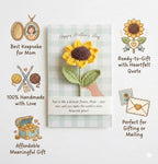 Sunflower Crochet Card