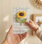 Sunflower Crochet Card