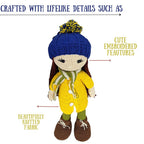 Yellow Crochet Doll