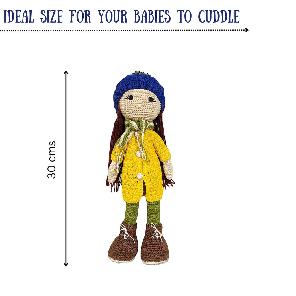 Yellow Crochet Doll
