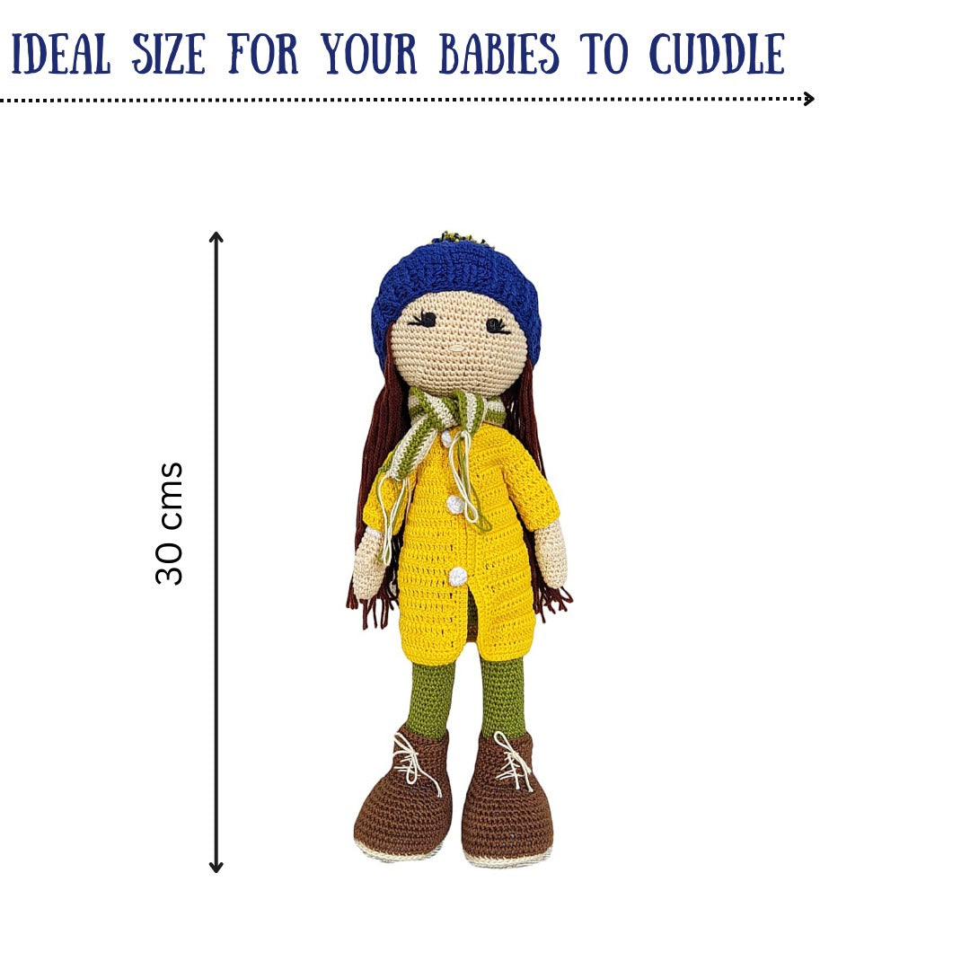 Yellow Crochet Doll
