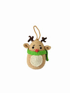 Reindeer Crochet Ornament