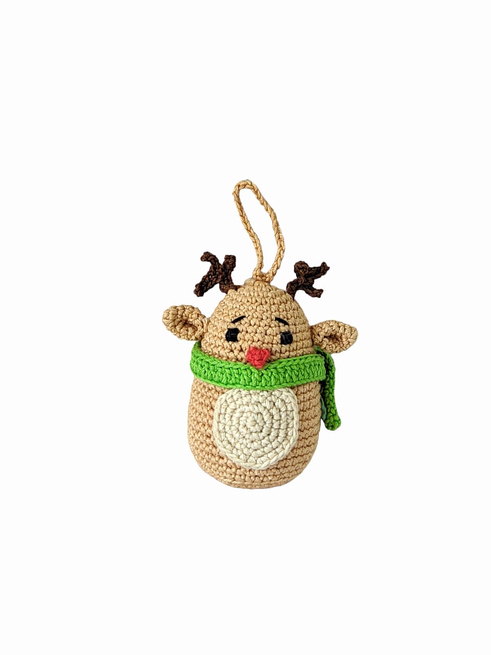 Reindeer Crochet Ornament