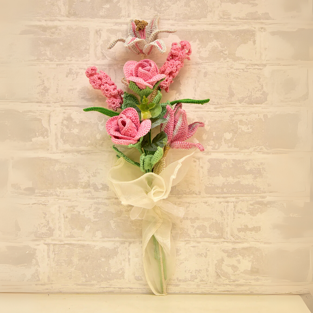 Lily Hyacinth Crochet Bouquet