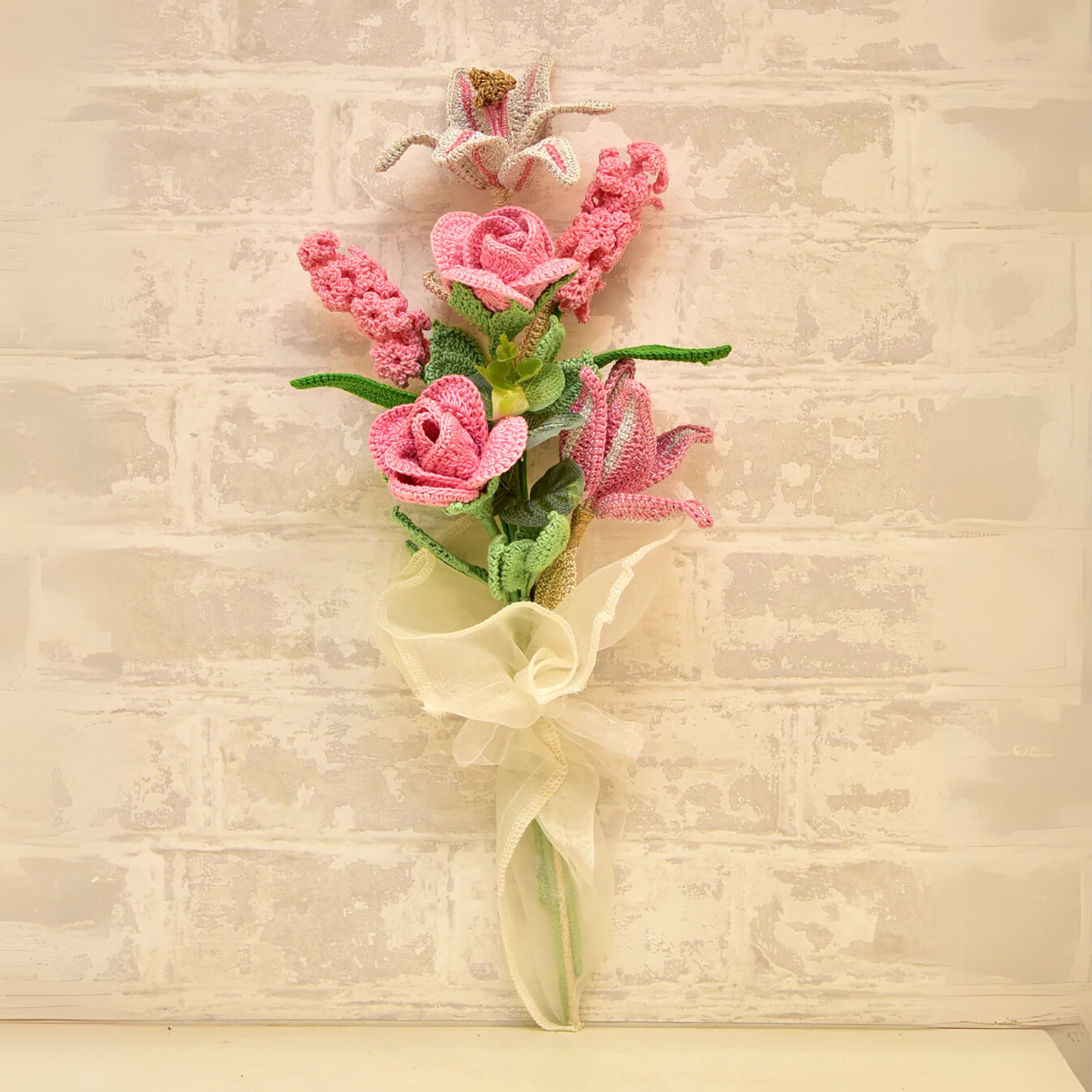 Lily Hyacinth Crochet Bouquet